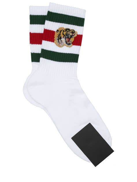 fake gucci socks tiger|gucci ebroidered socks.